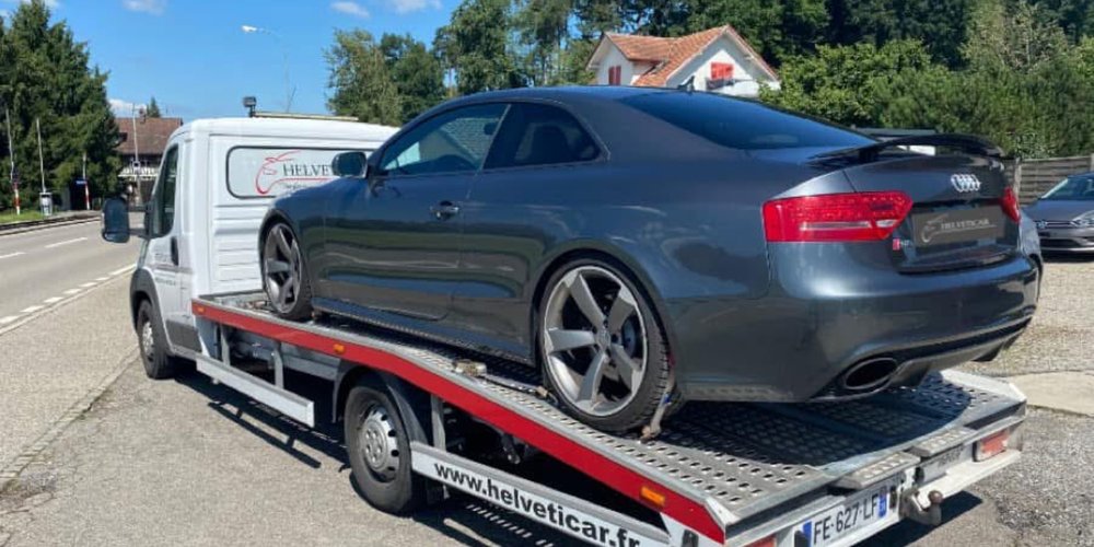 Audi RS5 — livraison client Helveticar